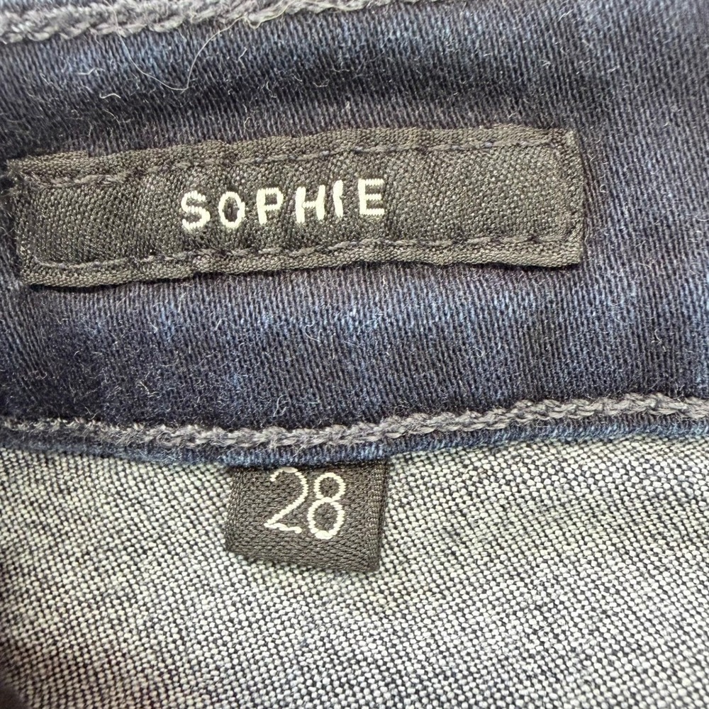 Agolde‎ Sophie High Rise Skinny Jeans Dark Indigo Blue Size 28 Made in USA - Picture 4 of 10